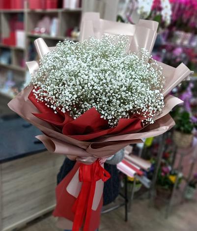 Букет цветов из: Гипсофила в Игарке