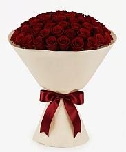 Букет 101 Бордовая роза Блэк Бакарра в Игарке