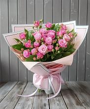 Букет Розовый кустик в Игарке